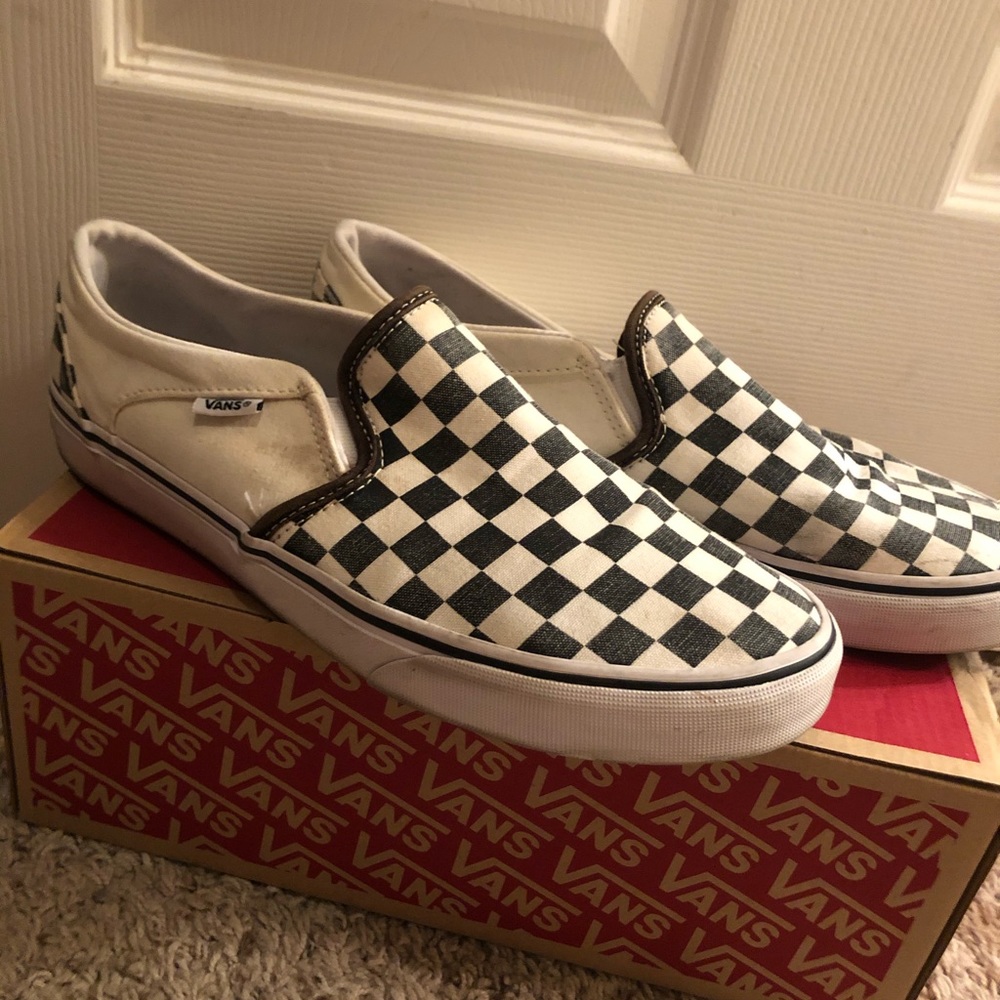 Checkered vans